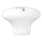 Ballerina ballet fille noire poignée de porte d'ar (Côté)