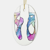 Ballerina Ballet Keramisch Ornament (Links)