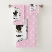 Ballerina Ballet Princess Dachshund (noir & bronza (En situation)