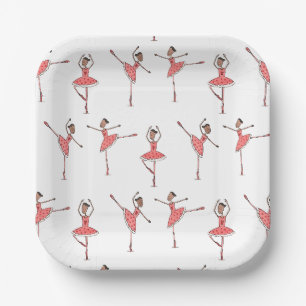 Ballerina Balletdanseres Papieren Bordje