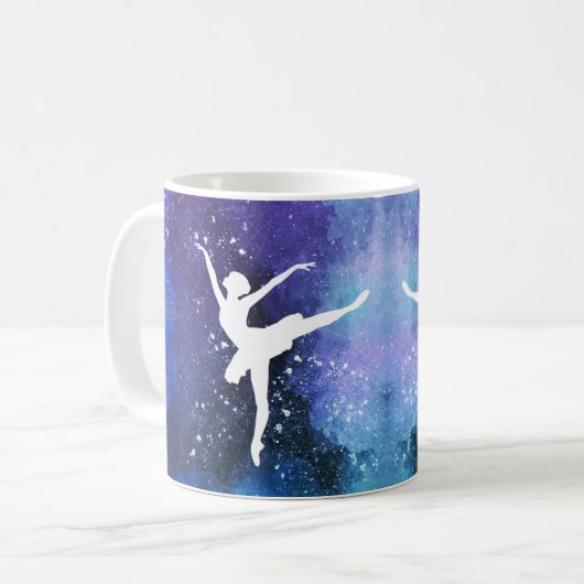 Ballerina/ Balletttänzerin Koffiemok (Voorkant links)