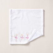 Ballerina Bath Towel Set Bad Handdoek (Wasdoekje)