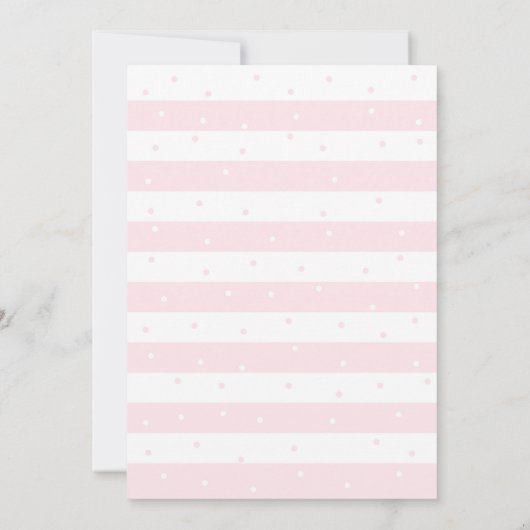 Ballerina Birthday Invitation / Ballet Shoes Kaart (Achterkant)