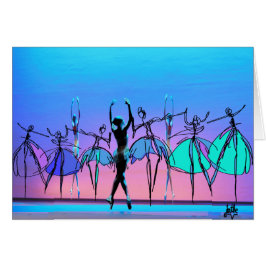 Ballerina-blanco kaart