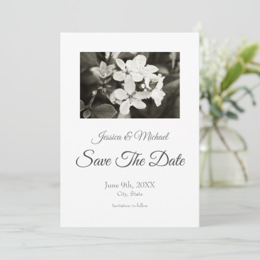 Ballerina Blossom  Save The Date (Staand voorkant)