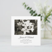 Ballerina Blossoms Invitation Vintage (Debout devant)