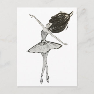 Ballerina Briefkaart