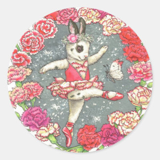 Ballerina Bunny Stickers Anjer