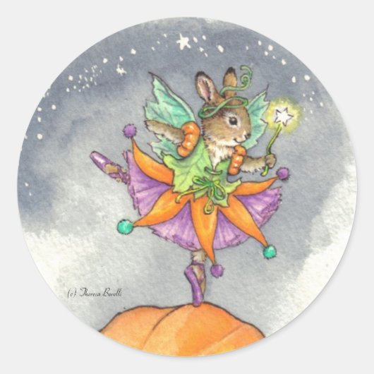 Ballerina Bunny Stickers Halloween (Voorkant)