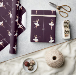 Ballerina Cadeauverpakking Papier Meisje voor Kers