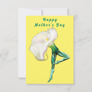 Ballerina Calla Lily Ballet Danse Mères Carte de j