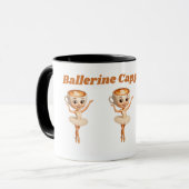 Ballerina Cappuccina Café Mug (Devant gauche)