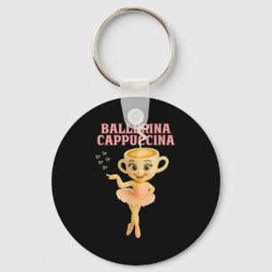 Ballerina Cappuccina Italian Brainrot Meme Kinder Sleutelhanger