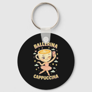 Ballerina Cappuccina Italian Brainrot Viral Meme C Sleutelhanger