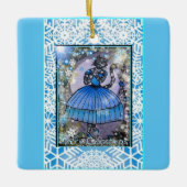 Ballerina Cat Keramisch Ornament (Voorkant)