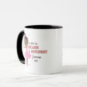 Ballerina Coffee Mug afro-américaine (Devant gauche)