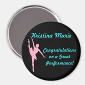 Ballerina Custom Magnet Magneet (Voorkant / Achterkant)
