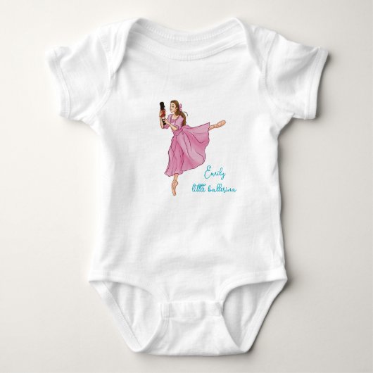 Ballerina - Custom Name Romper (Voorkant)
