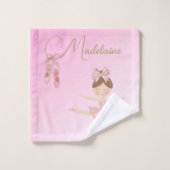 Ballerina Cute Rose Moderne (Gant de toilette)