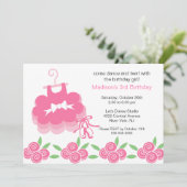 Ballerina Dance Anniversaire Invitation (Debout devant)