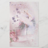 Ballerina Dance Florals Lined Briefpapier (Voorkant)