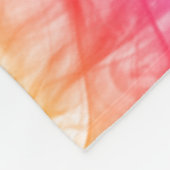 Ballerina Dance Pastel Waterverf Fleece Blanket (Hoek)