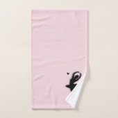 Ballerina Dance Pink Bad Handdoek (Handdoek)