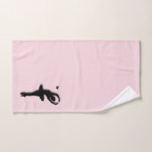 Ballerina Dance Pink Bad Handdoek (Handdoek)