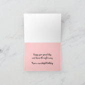 Ballerina Dance Verjaardag Kaart (Binnen)