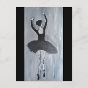 BALLERINA DANCER BRIEFKAART
