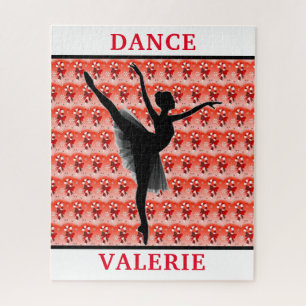 Ballerina Dancer Candy Cane Puzzle Legpuzzel