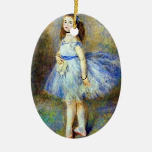 Ballerina Dancer Keramisch Ornament (Voorkant)