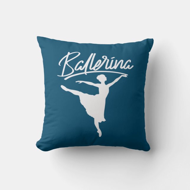 Ballerina Dancer Kussen (Voorkant)