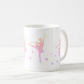 Ballerina Dancer Mug cadeau | Considérant Annivers (Devant droit)