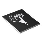 Ballerina Dancer Notitieblok (Schuin)
