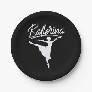 Ballerina Dancer Papieren Bordje
