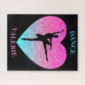 Ballerina Dancer Persoonlijk Legpuzzel (Horizontaal)