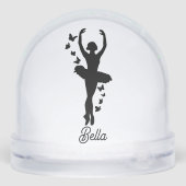 Ballerina Dancer Snow Globe Sneeuwbol (Achterkant)