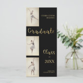 Ballerina Dancer Three Photo Dance Afstuderen (Staand voorkant)