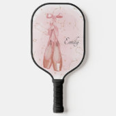 Ballerina Dancer Waterverf Theme Pickleball Paddle (Voorkant)