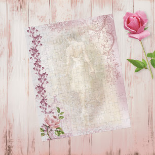 Ballerina Dancing en Pointe Floral Legpuzzel