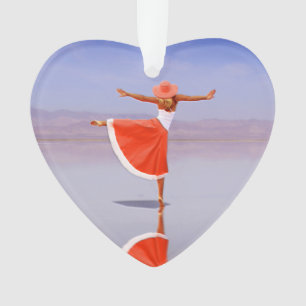 Ballerina Dancing on the Beach