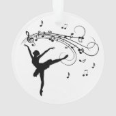 Ballerina Dancing with Music Notes (dos)
