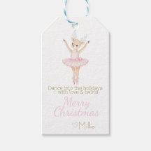 Ballerina/Dans Cadeautags