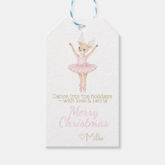 Ballerina/Dans Cadeautags Cadeaulabel