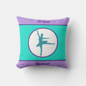Ballerina Danse violet / Oreiller Turquoise (Recto)