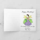 Ballerina de poupée papier Joyeuse carte d'anniver (Intérieur)