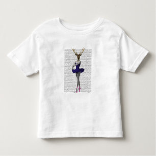 Ballerina Deer in Blue Kinder Shirts