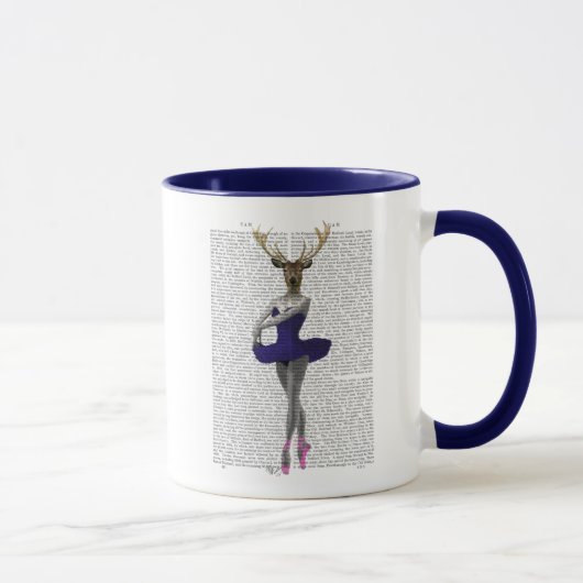Ballerina Deer in Blue Mok (Rechts)