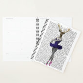 Ballerina Deer in Blue Planner (Display)